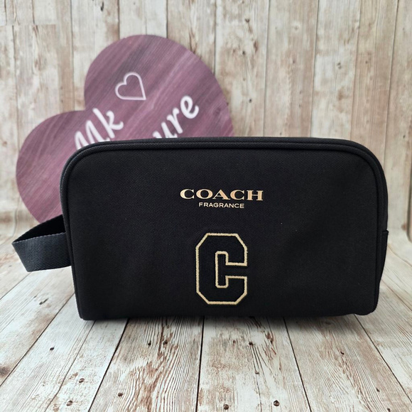 Coach Toiletry Cosmetics bag black - Picture 1 of 7